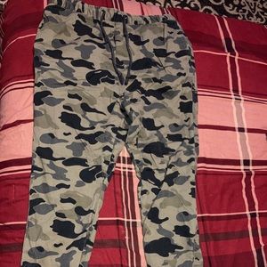 H&M Camo Joggers
